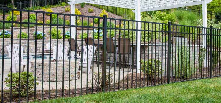Granite Style Pool Fence