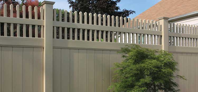 Moonstone Style Privacy Fence